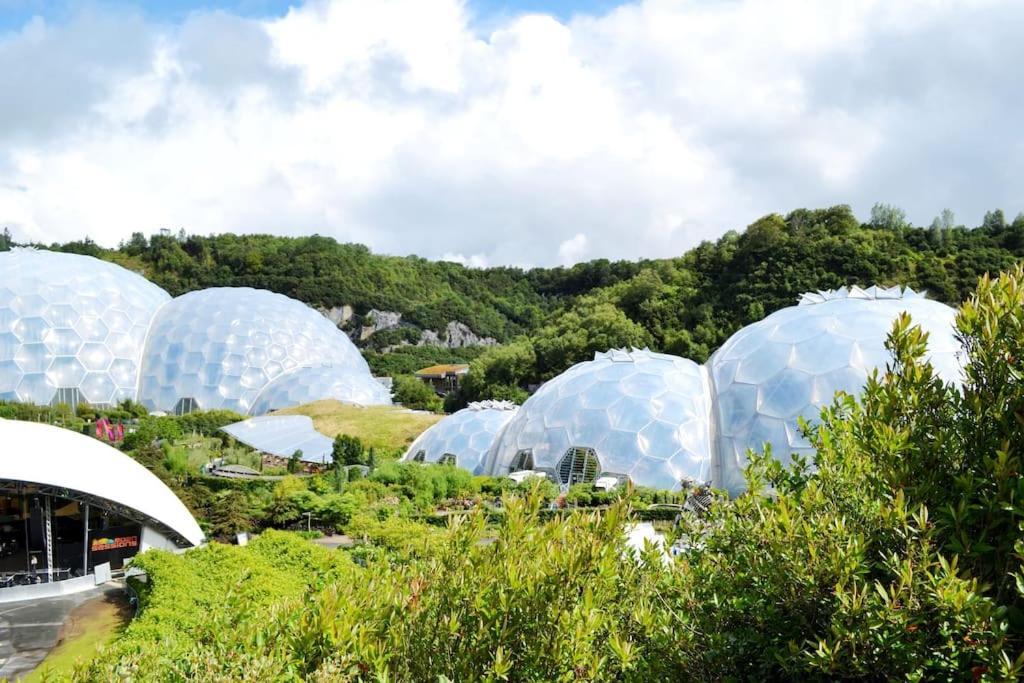 White Eden - Explore Cornwall From A Comfy Central Appartment St Austell Exterior foto